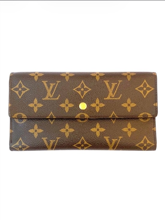 Louis Vuitton Handbags - LOUIS VUITTON International TriFold Long Wallet Monogram LV Leather Vintage